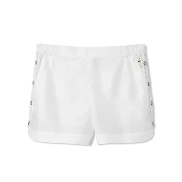 Tibi Pants - NWT Tibi Crispy Nylon Shorts with Snaps size XL